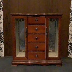Wooden 5 drawer jewelry box